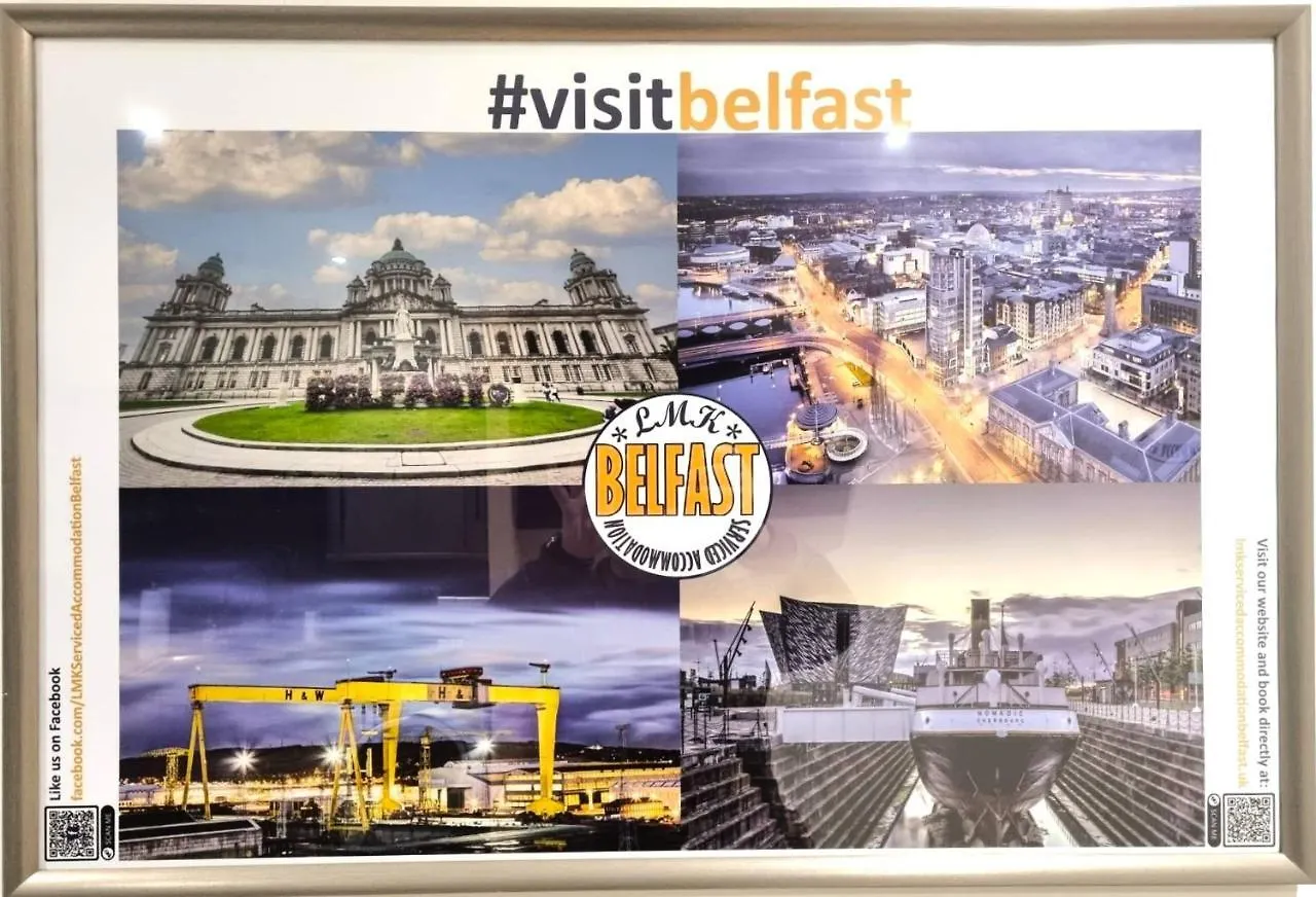 Apartment Lmk, 2 Bedroom Apartment, With Roof Terrace, Free Parking, Ev Charger, Great Location. Belfast