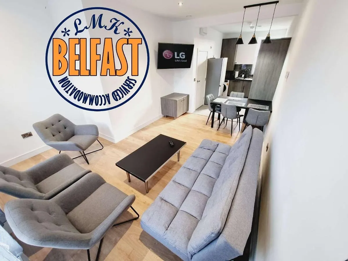 Lmk, 2 Bedroom Apartment, With Roof Terrace, Free Parking, Ev Charger, Great Location. 贝尔法斯特 0*,